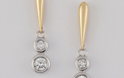 119336 : Diamond Drop Earrings