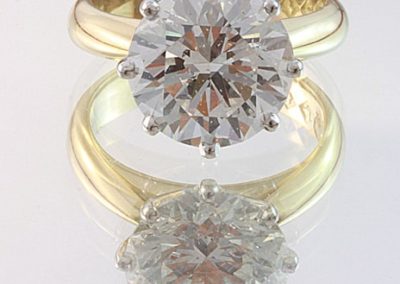 solitaire diamond ring, hand made diamond ring, custom made diamond ring, quality hand made jewellery, 5 ct diamond ring, Abrecht Bird, Abrecht Bird Jewellers, custom made jewellery
