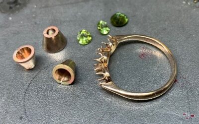 Client’s Repaired Peridot Ring