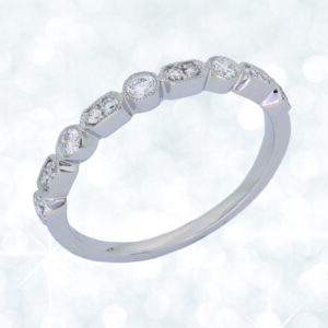 Abrecht Bird, diamond ring, 9 carat white gold ring, diamond anniversary ring, diamond, diamond wedding ring