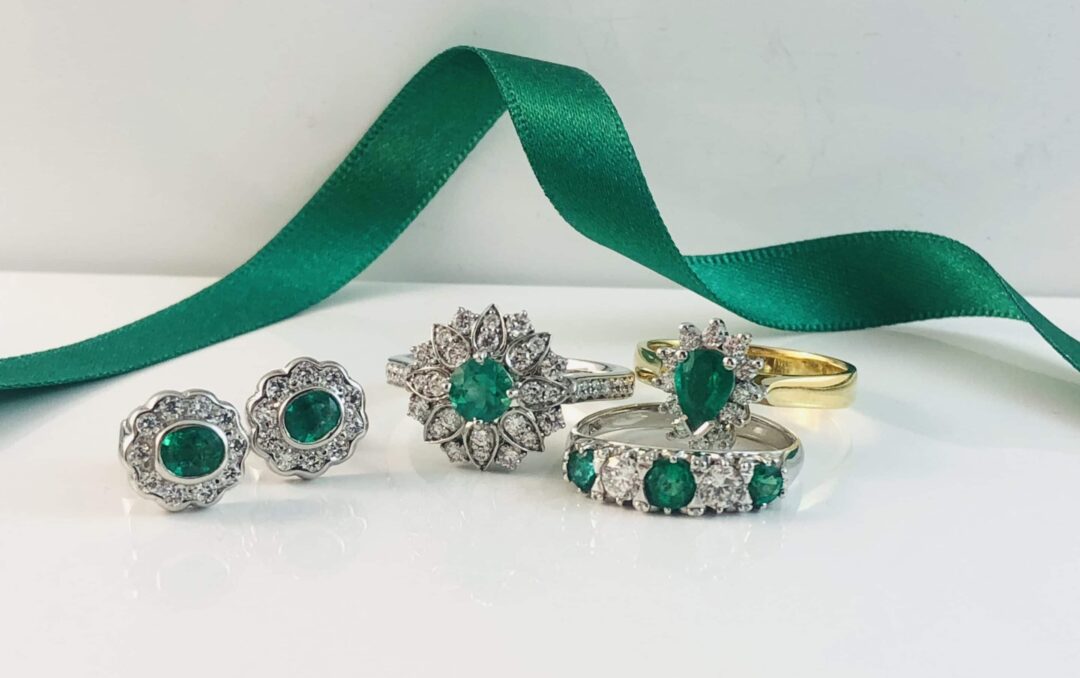 emeralds, Abrecht Bird Jewellers,